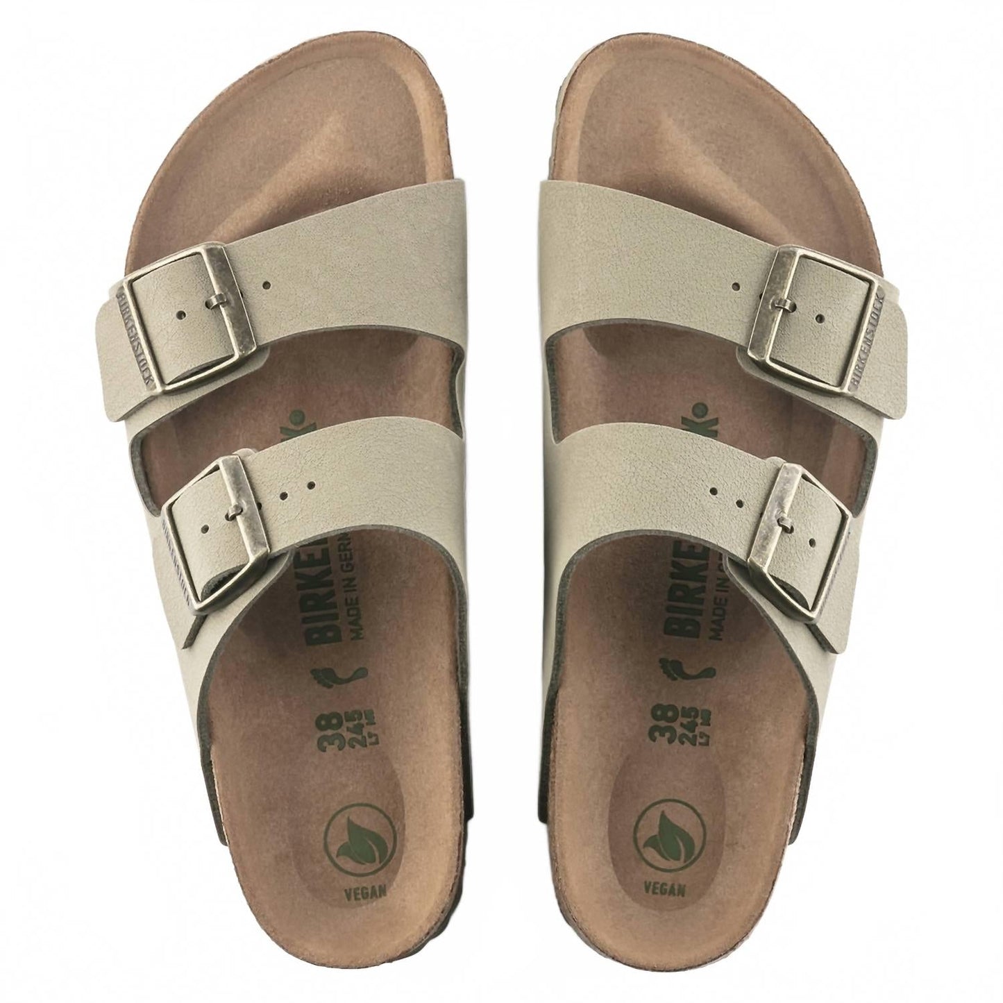 Sandalias unisex color caqui