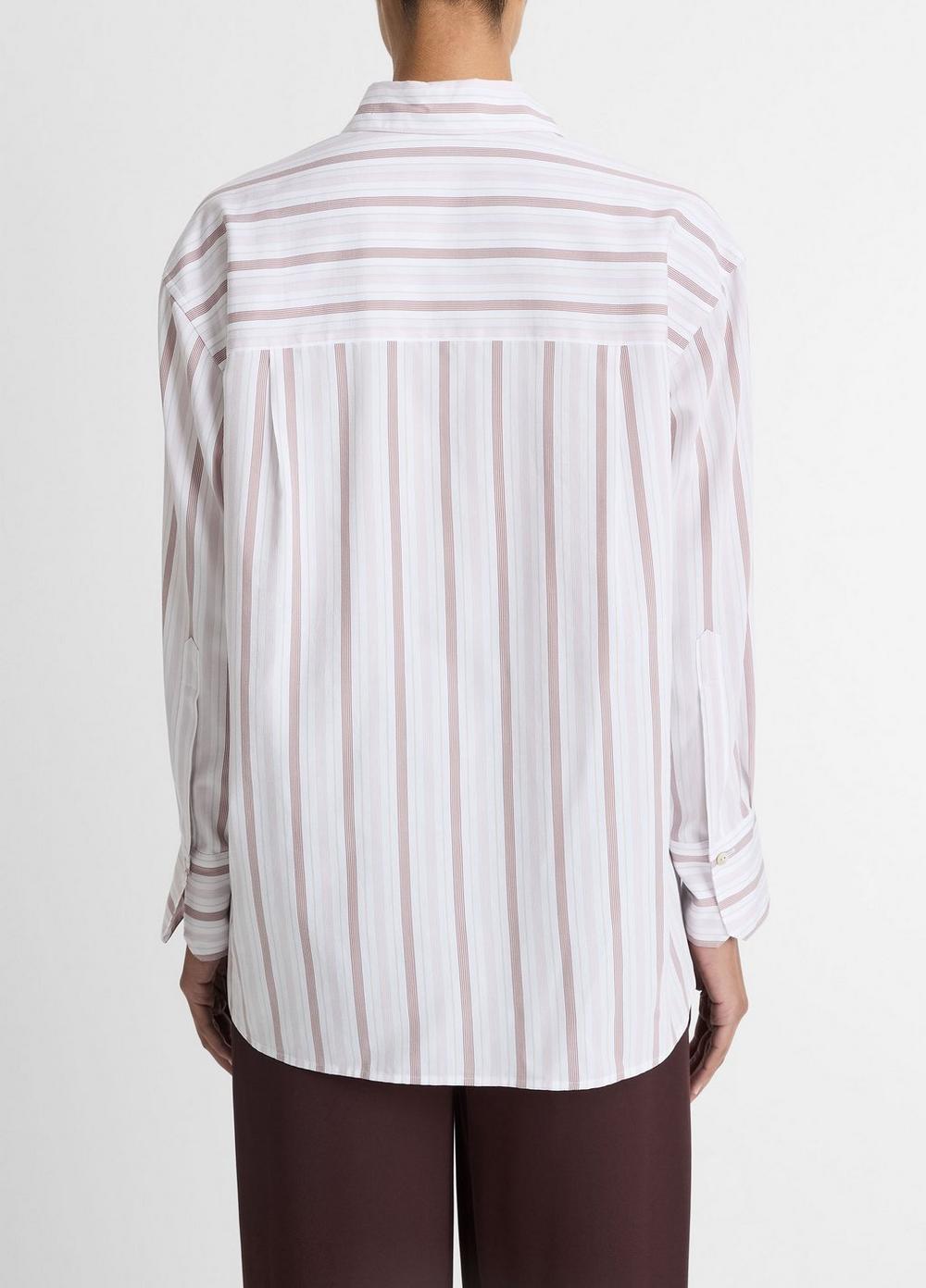 Camisa de corte amplio a rayas
