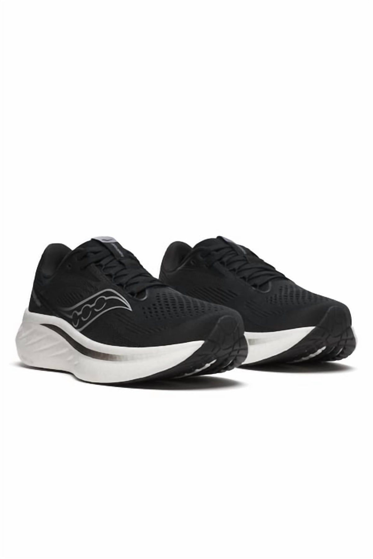 Tenis para correr de mujer color negro y blanco