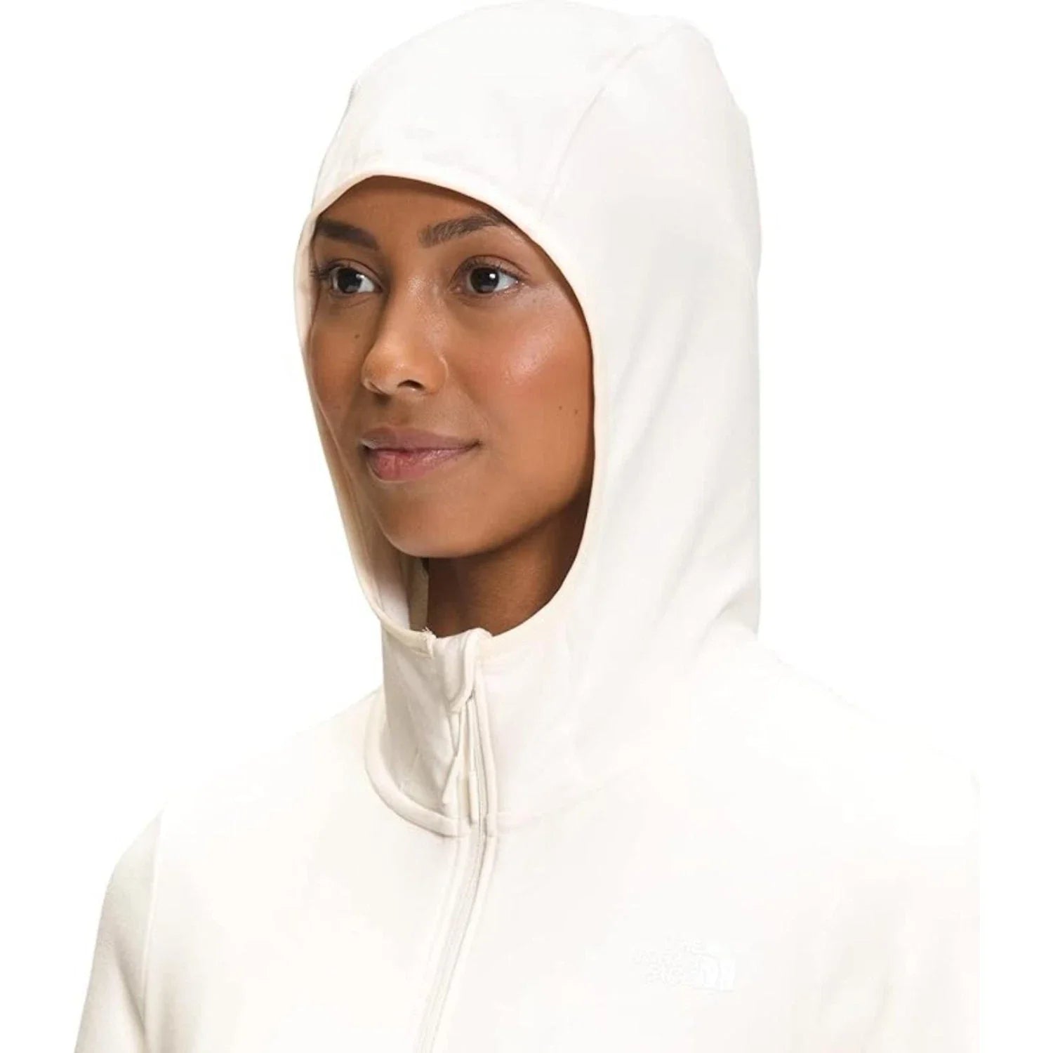 Buzo con capucha de mujer color blanco