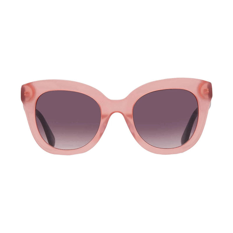 Gafas color café y rosado