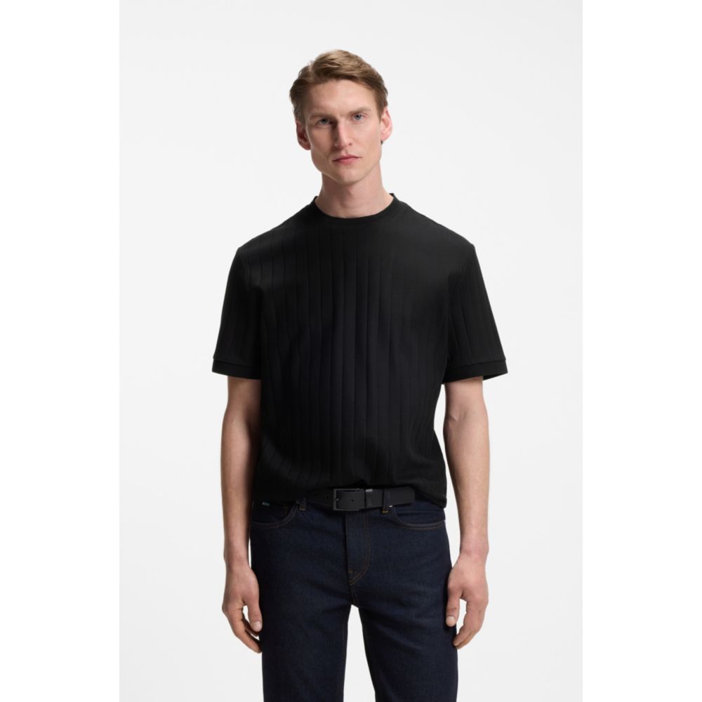 Camiseta de algodón a rayas