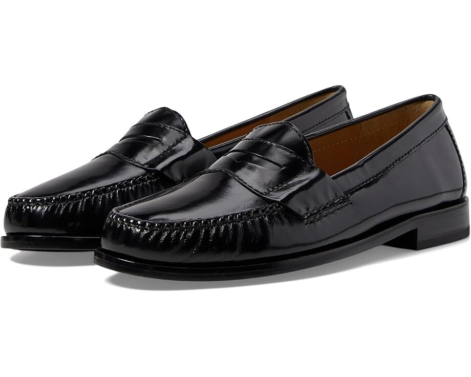 Mocasines de hombre de cuero color negro
