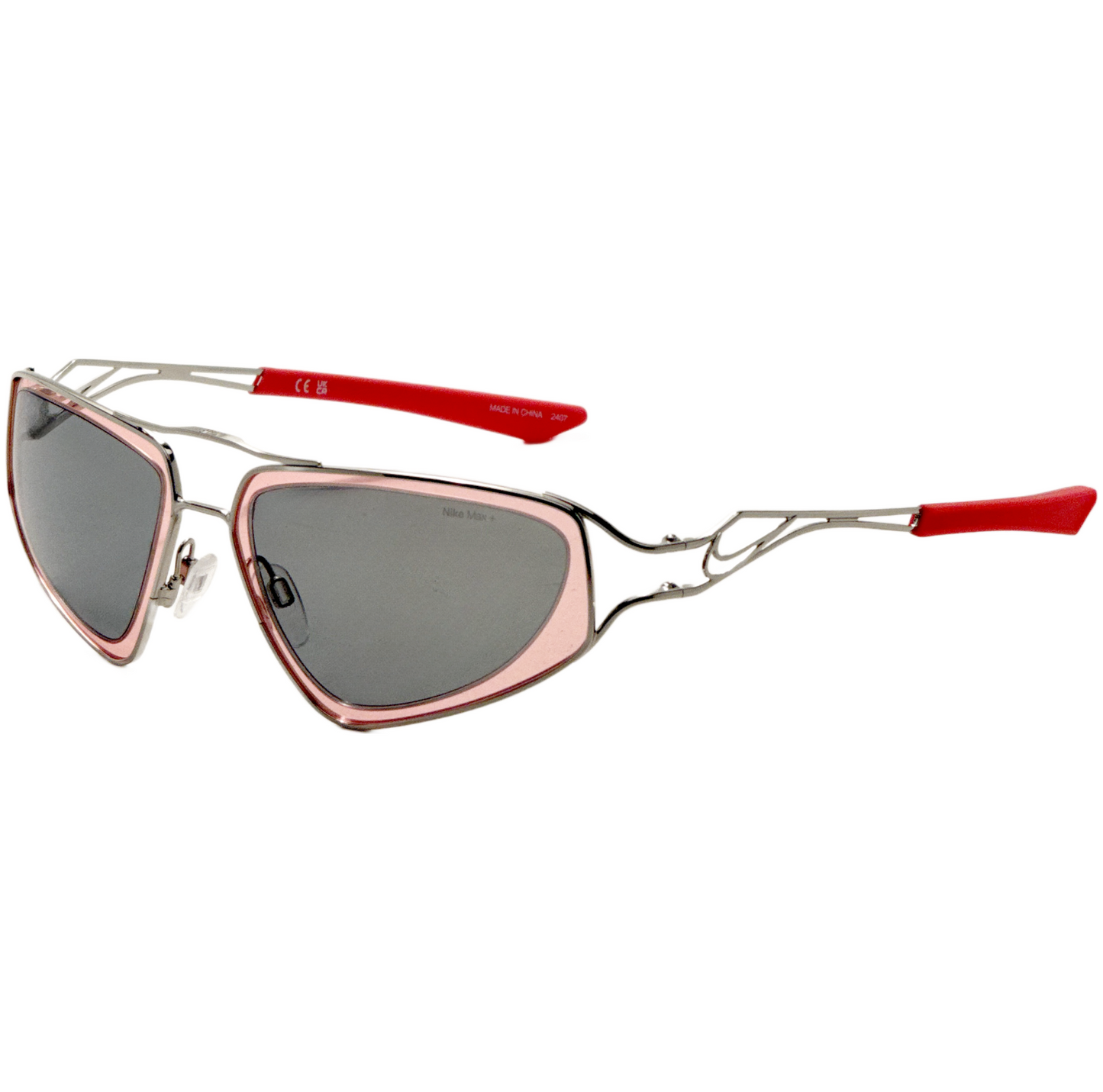 Gafas de sol unisex 63 mm color plateado