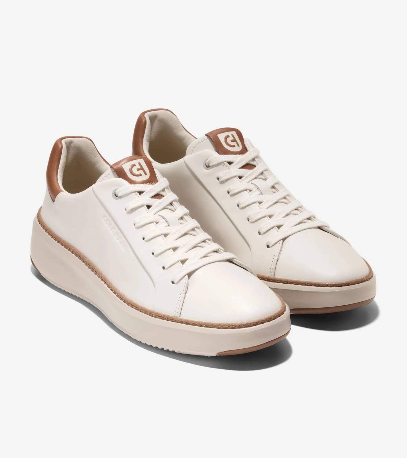 Tenis de hombre color marfil