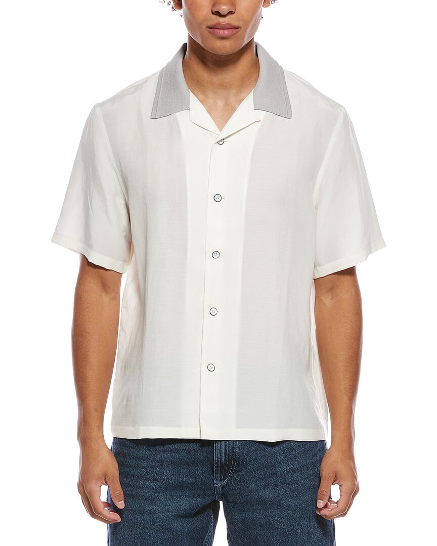Camisa de mezcla de lino