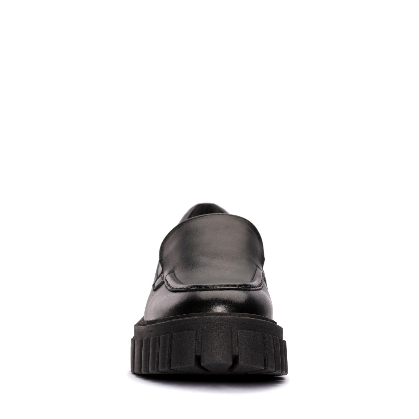 Mocasines de cuero color negro