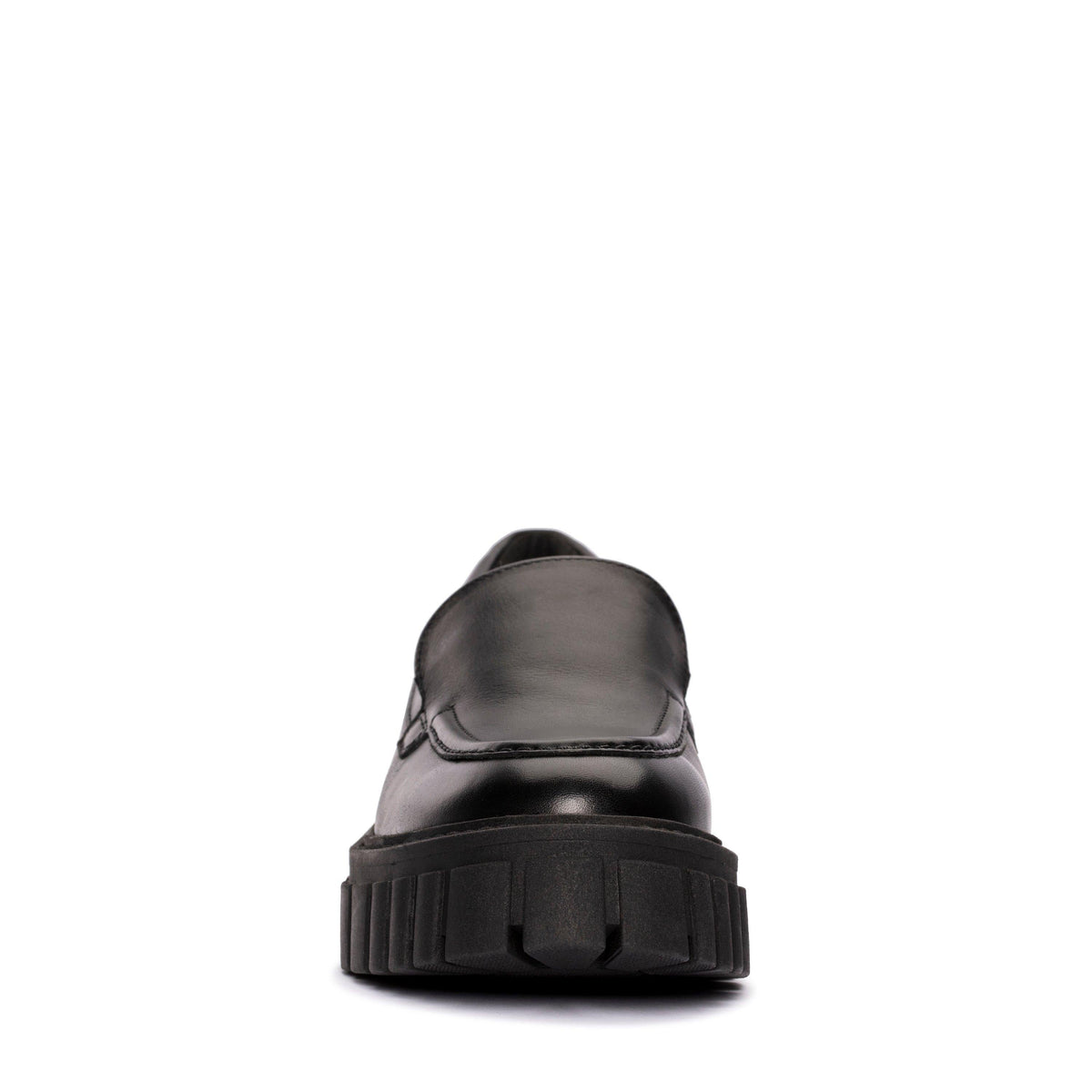 Mocasines de cuero color negro