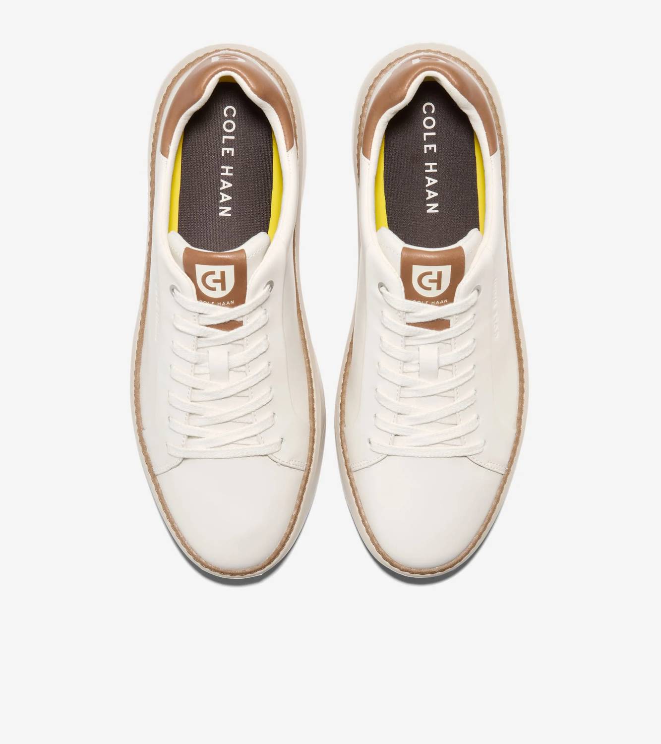 Tenis de hombre color marfil