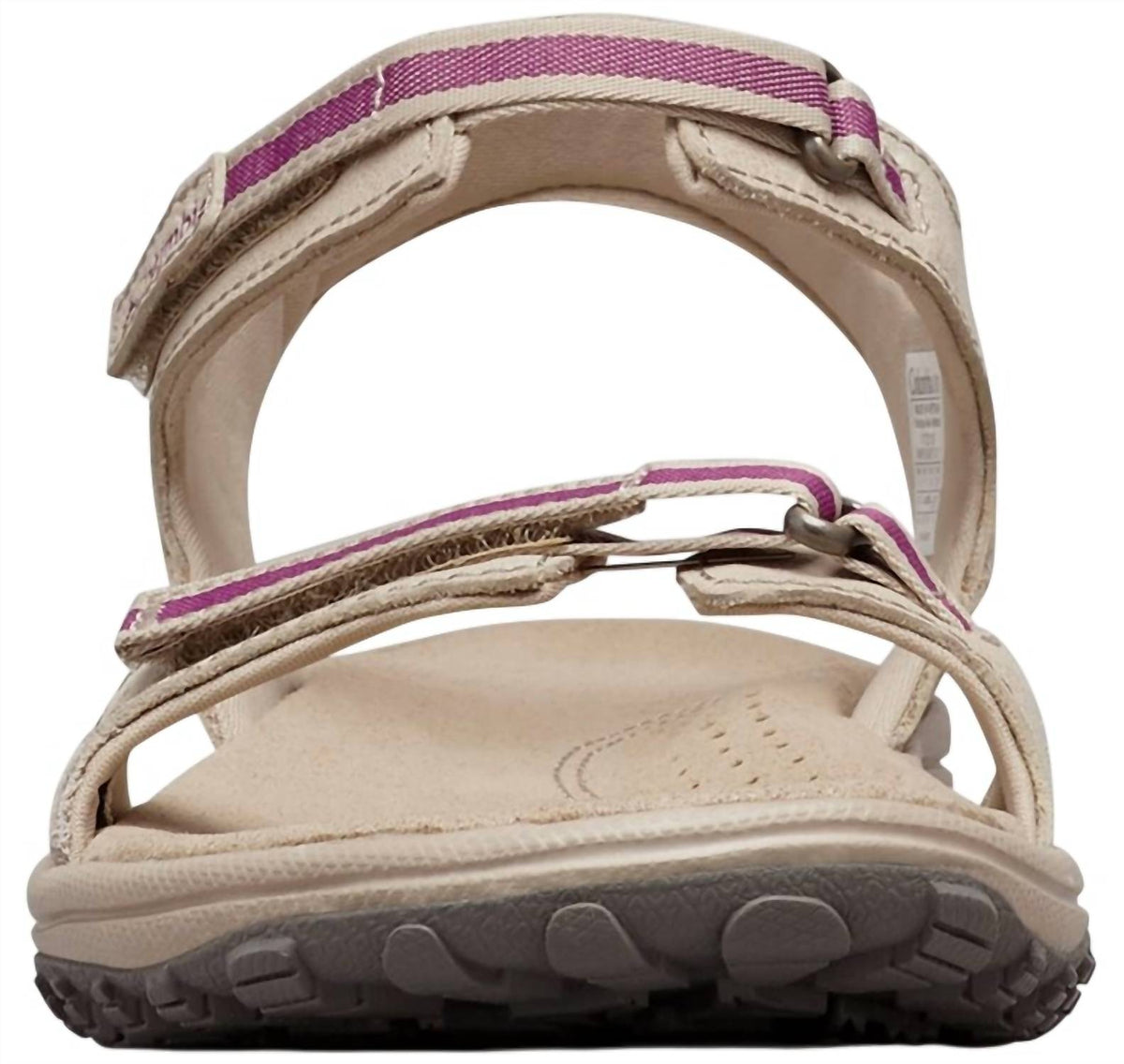 Sandalias de mujer color violeta y plateado