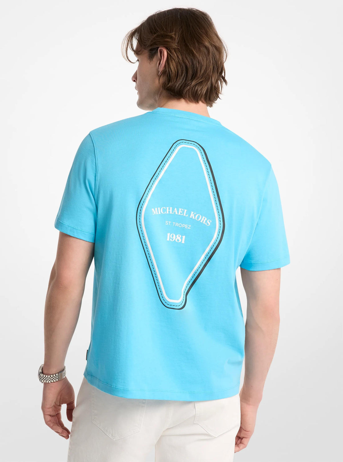Camiseta de algodón con estampado