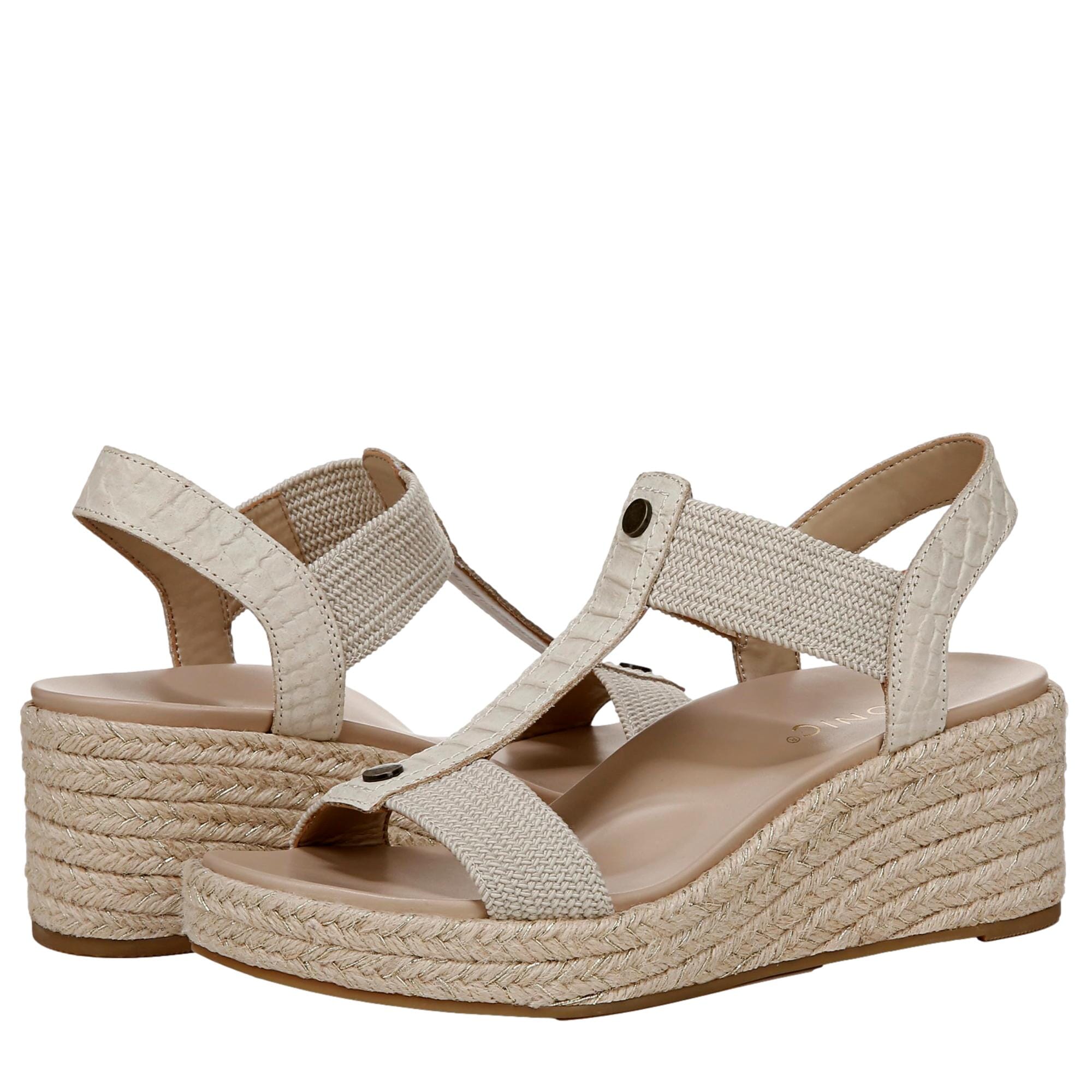 Calzado de mujer de cuero color crema