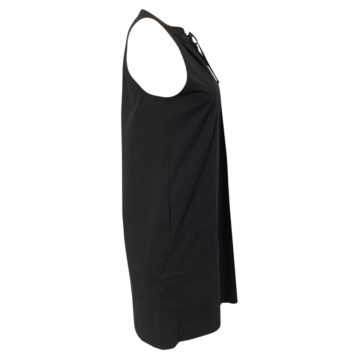 Vestido de algodón color negro