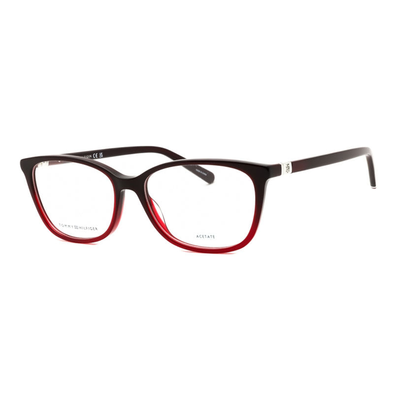 Gafas 54 mm color rojo y vinotinto
