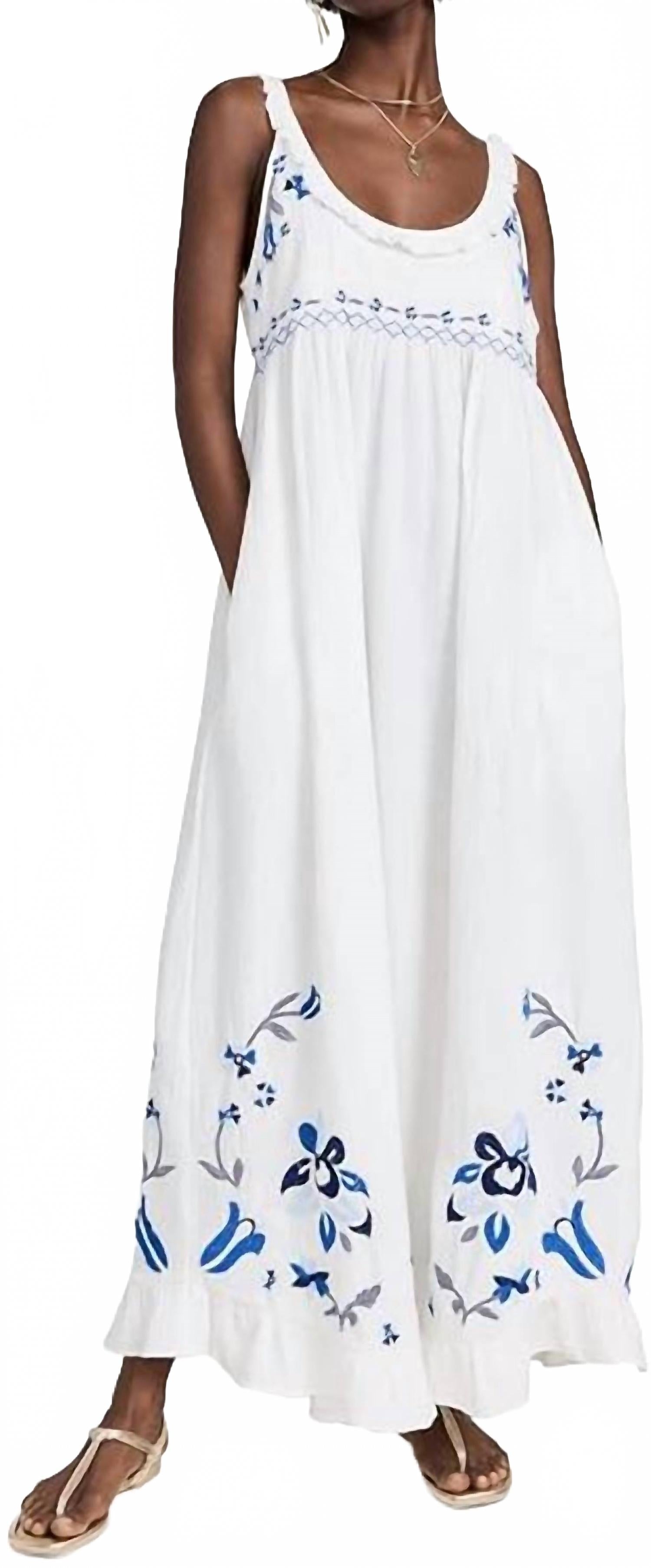 Vestido color marfil