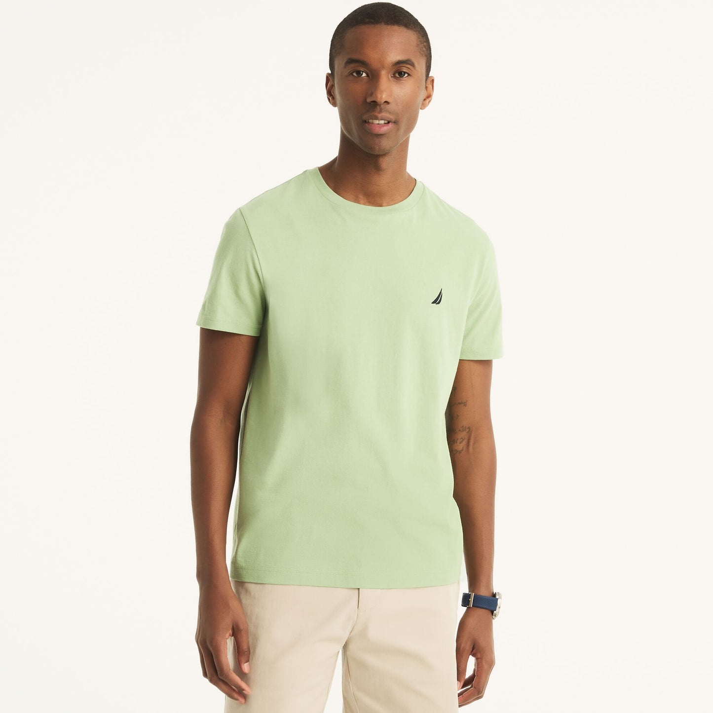 Camiseta de hombre con cuello redondo