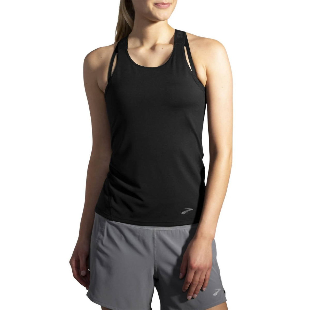Camiseta sin mangas de mujer color negro
