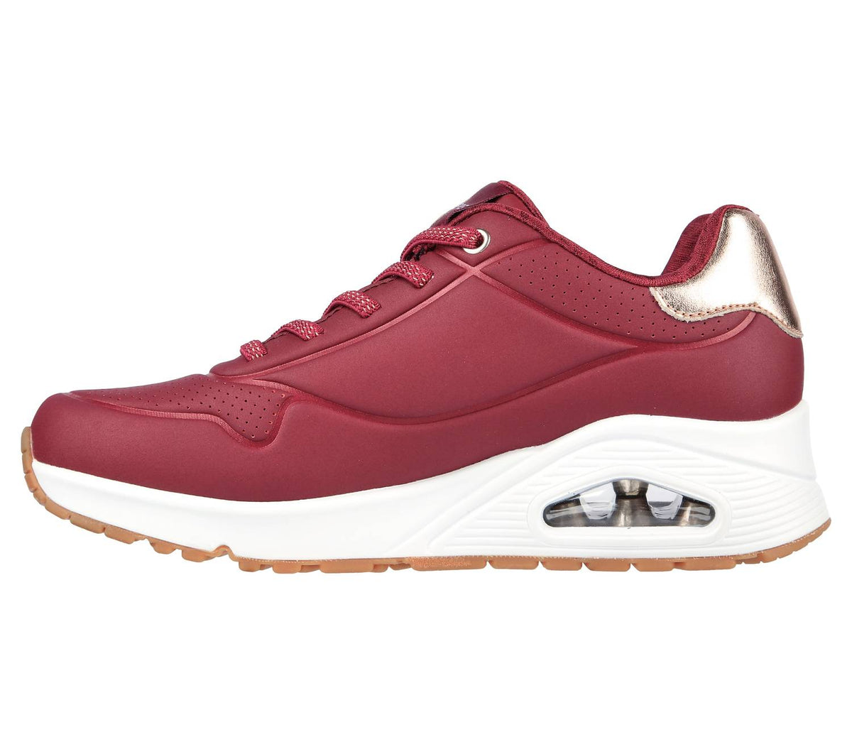 Tenis de mujer color vinotinto