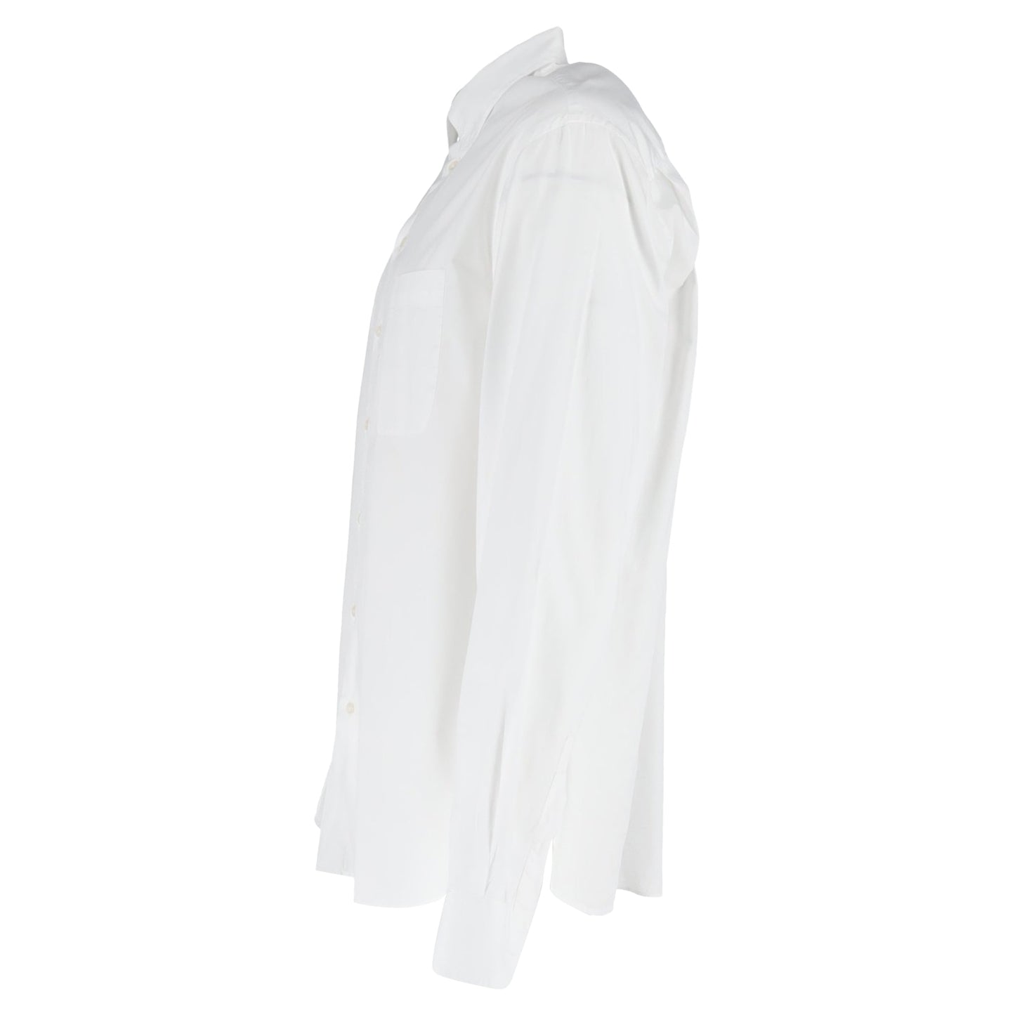 Camisa de algodón color blanco