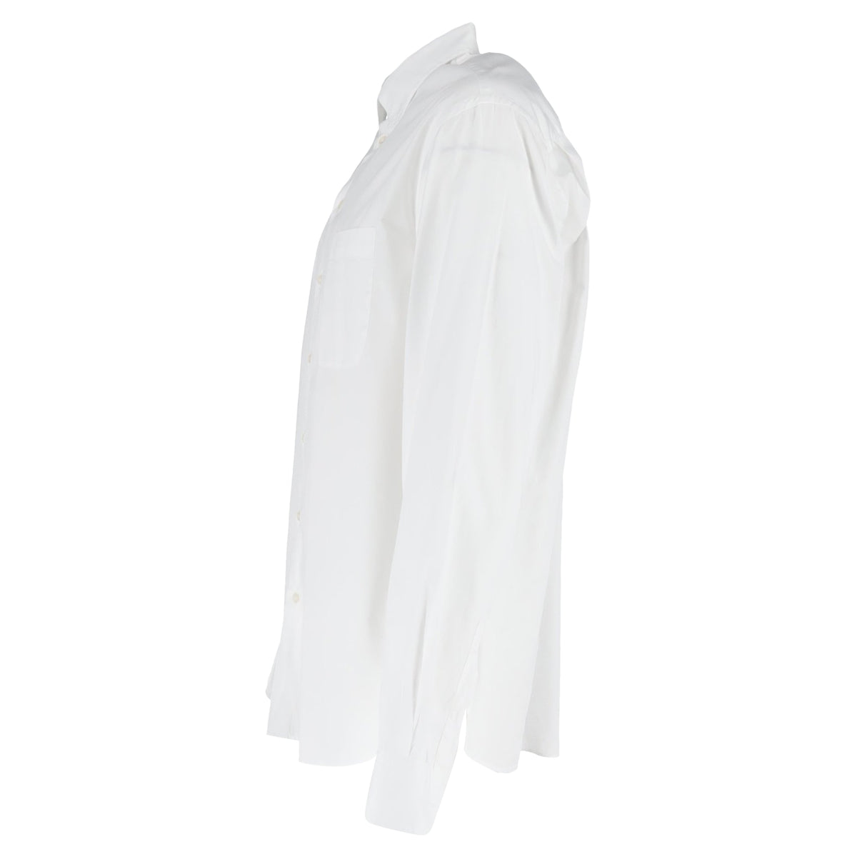 Camisa de algodón color blanco
