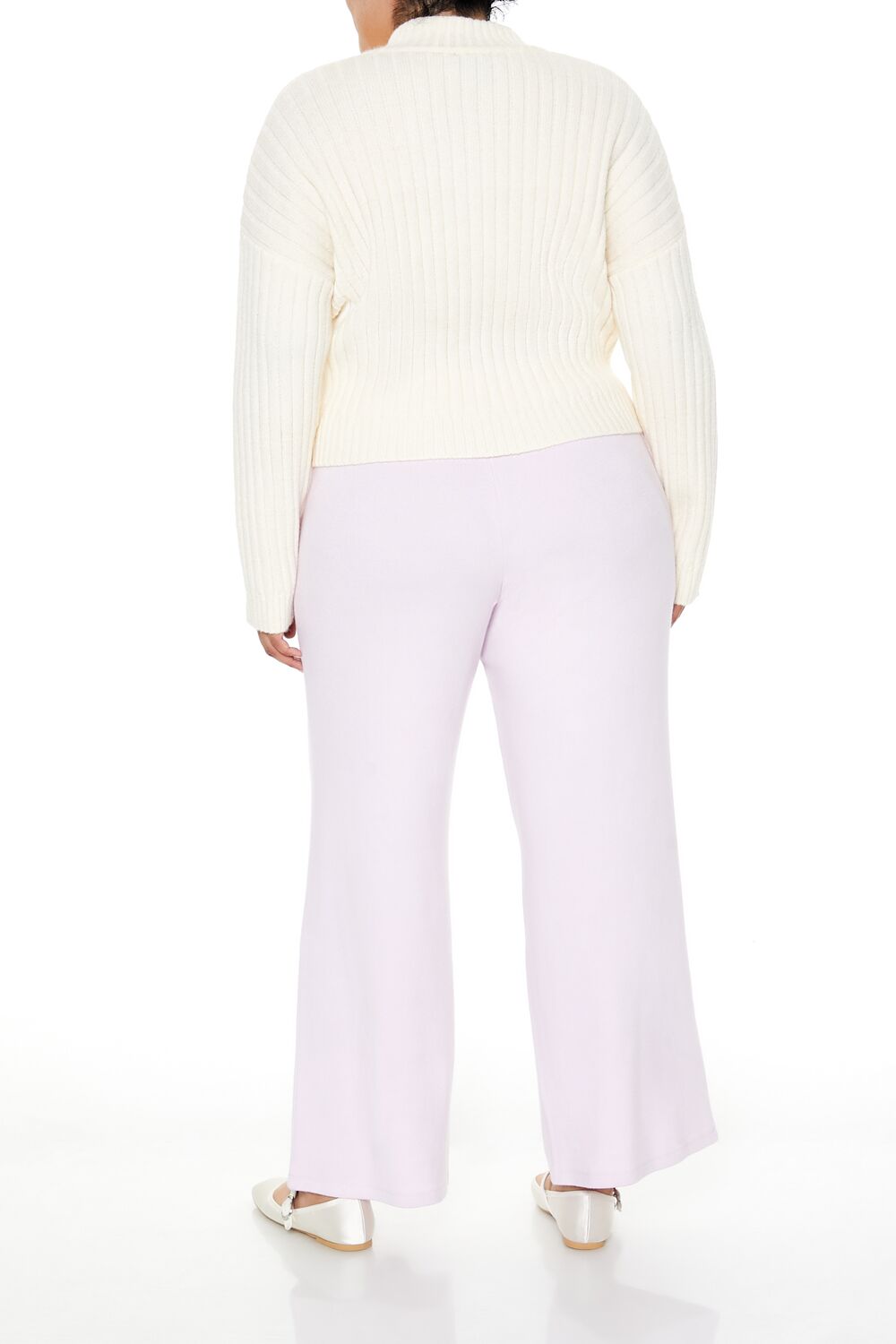 Pantalón de pierna ancha de tiro alto