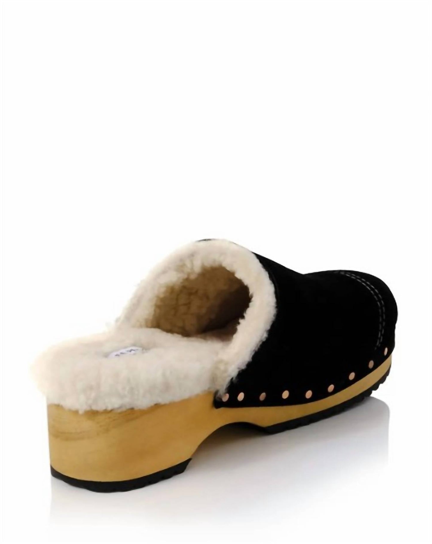 Zuecos de mujer color negro