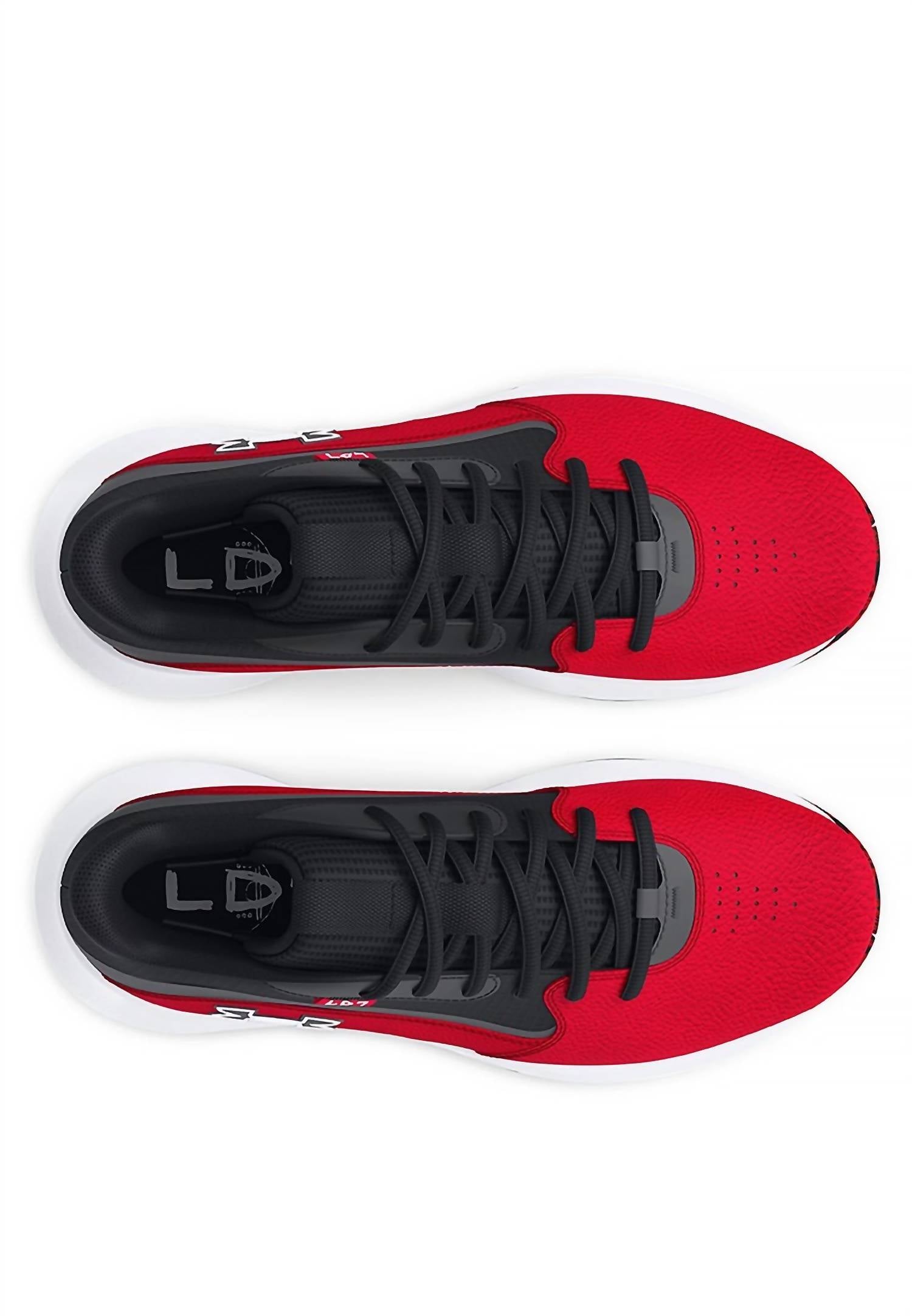 Zapatos de hombre color negro y rojo