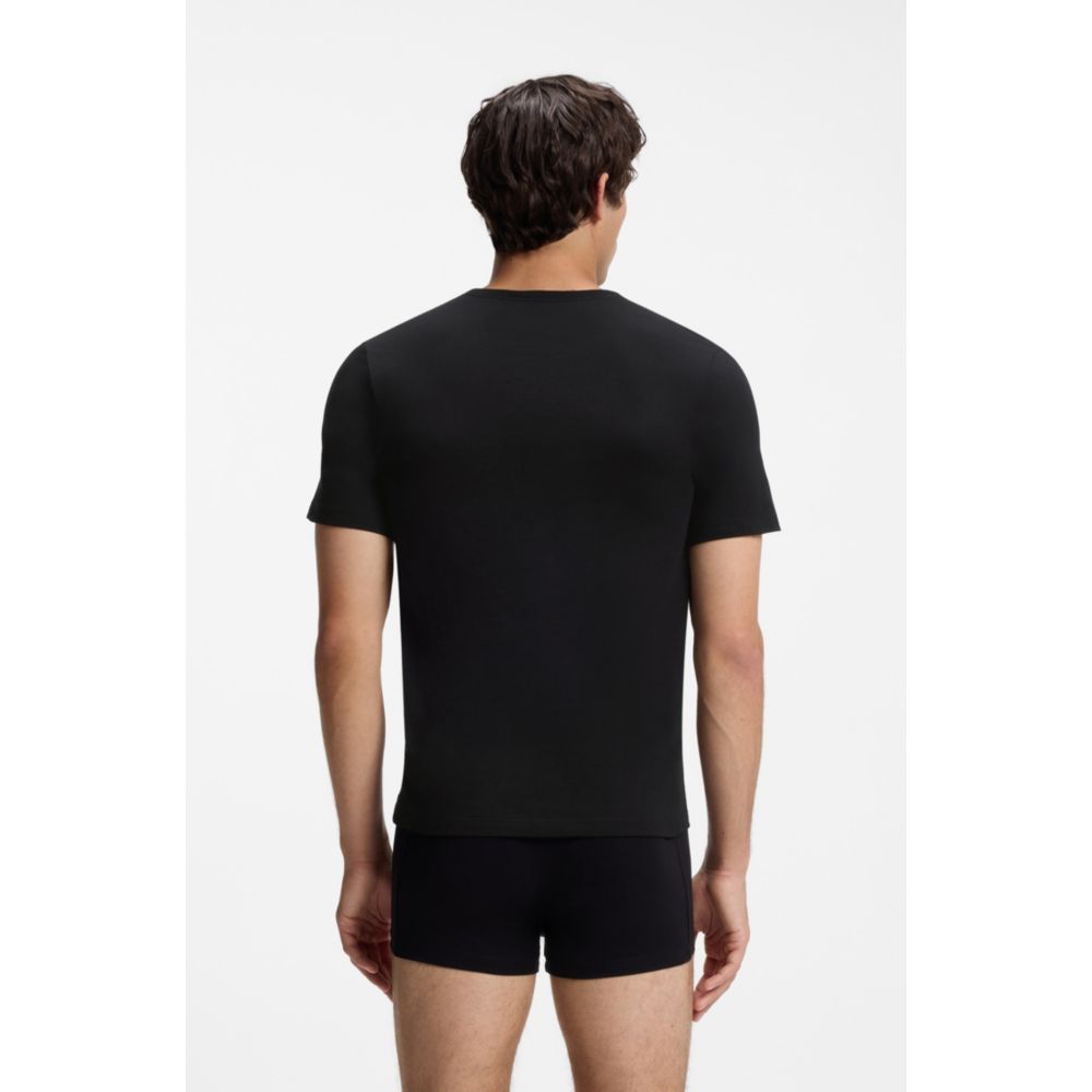 Camiseta (3 unidades) de algodón con bordado