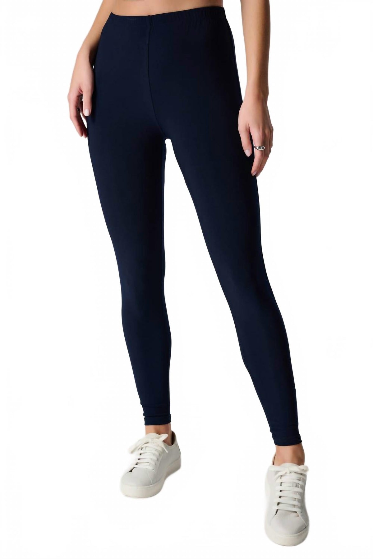 Leggings de corte ajustado color azul marino