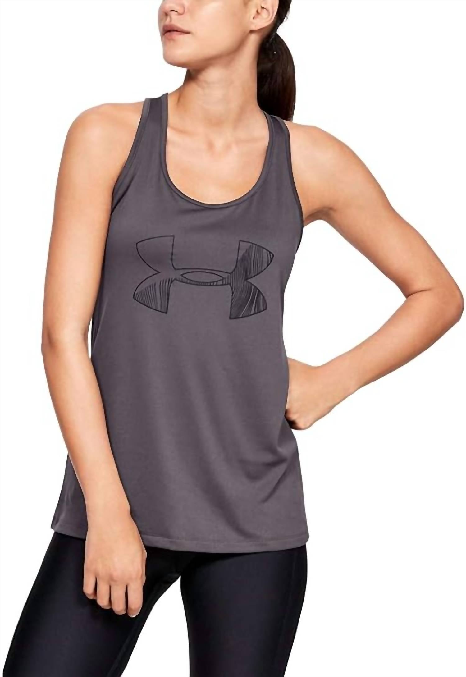 Camiseta sin mangas de mujer con estampado color violeta