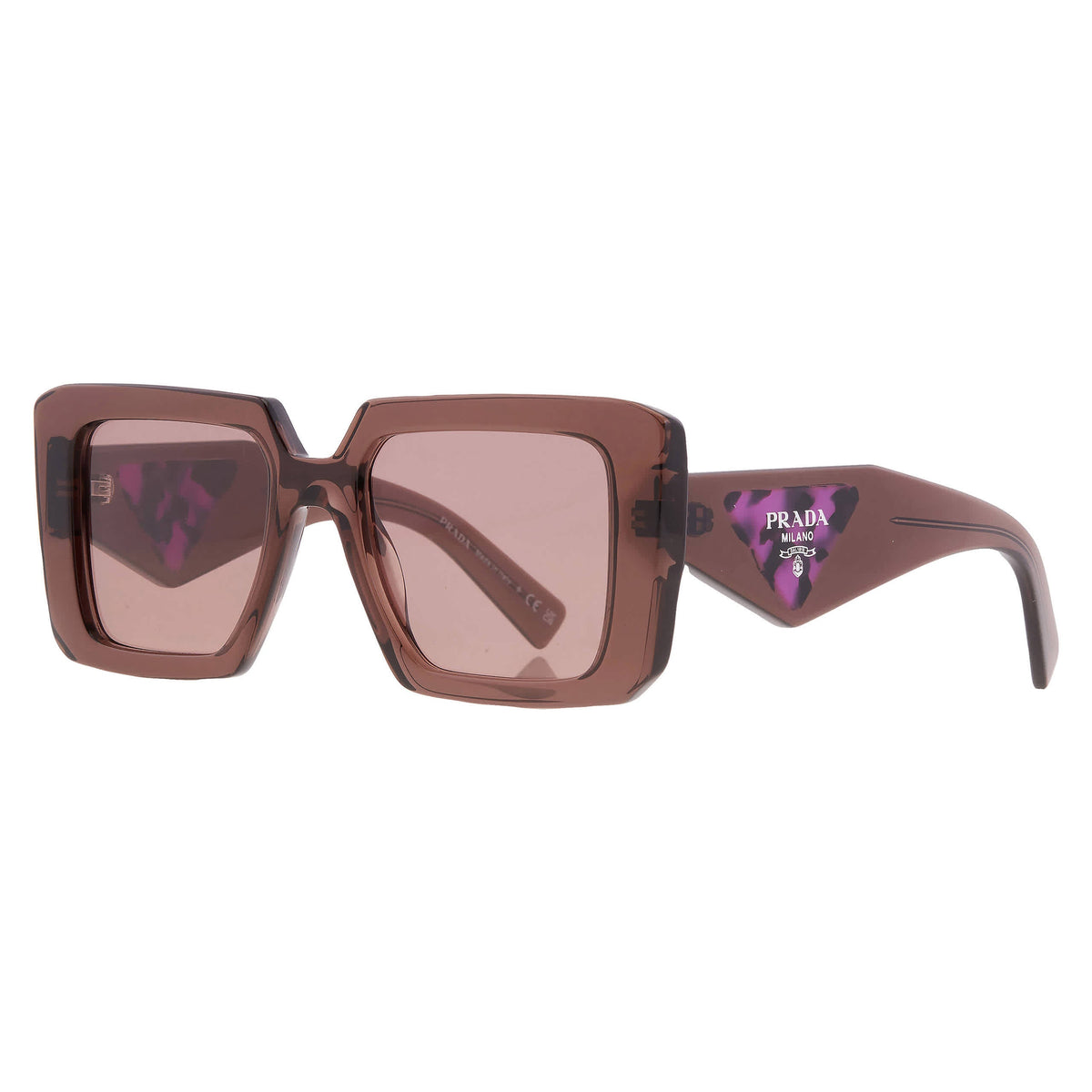 Gafas de sol de mujer de montura cuadrada color café