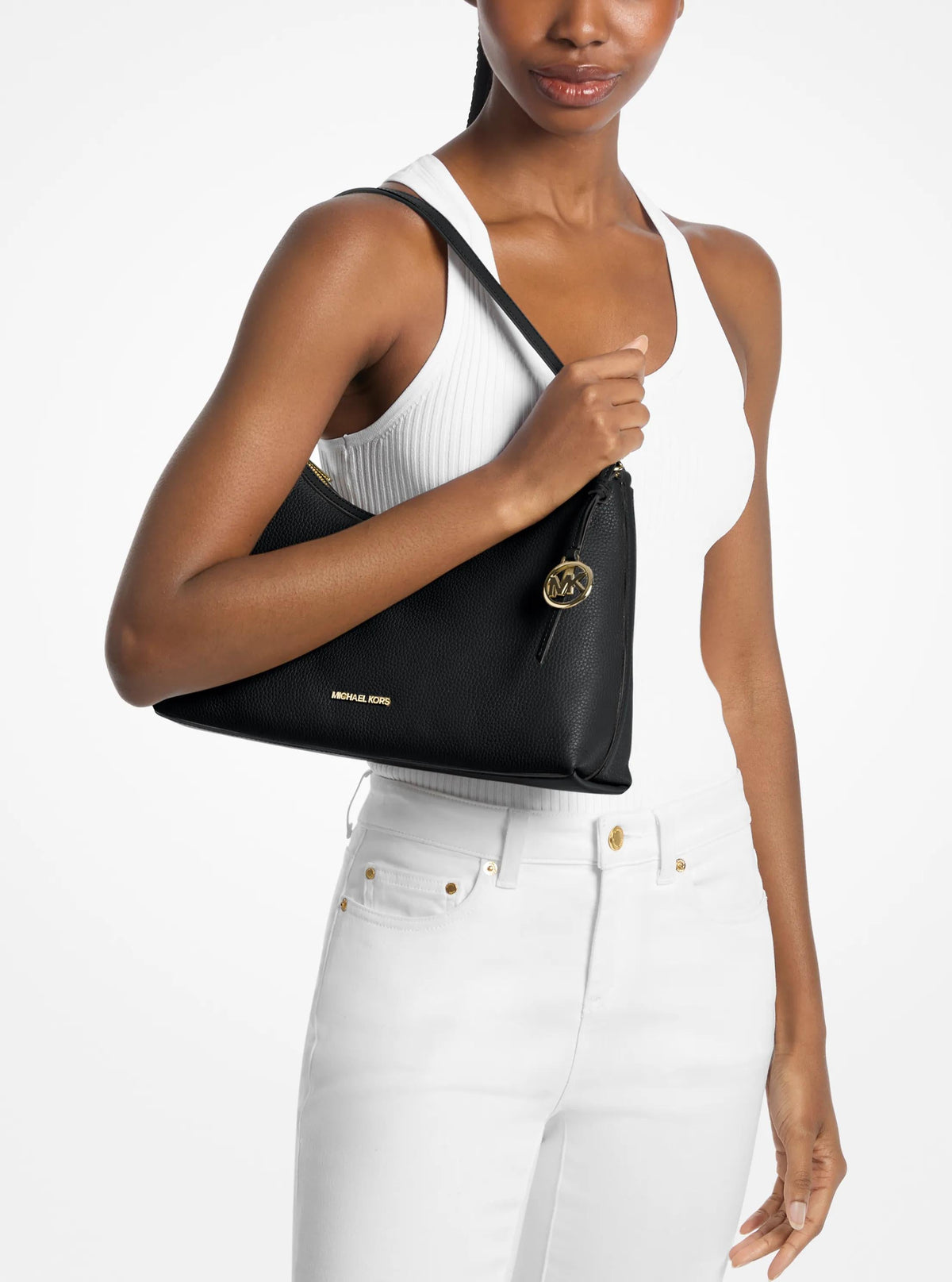 Bolso de hombro de cuero