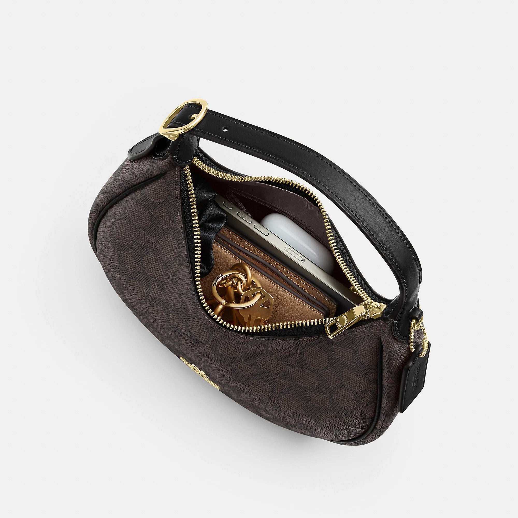 Bolso de hombro de lona