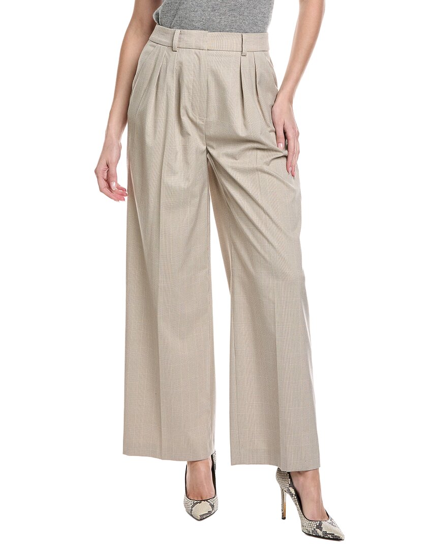 Pantalón de pierna ancha de tiro alto