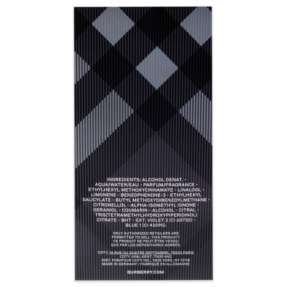 Perfume de hombre eau de toilette 3,3 oz