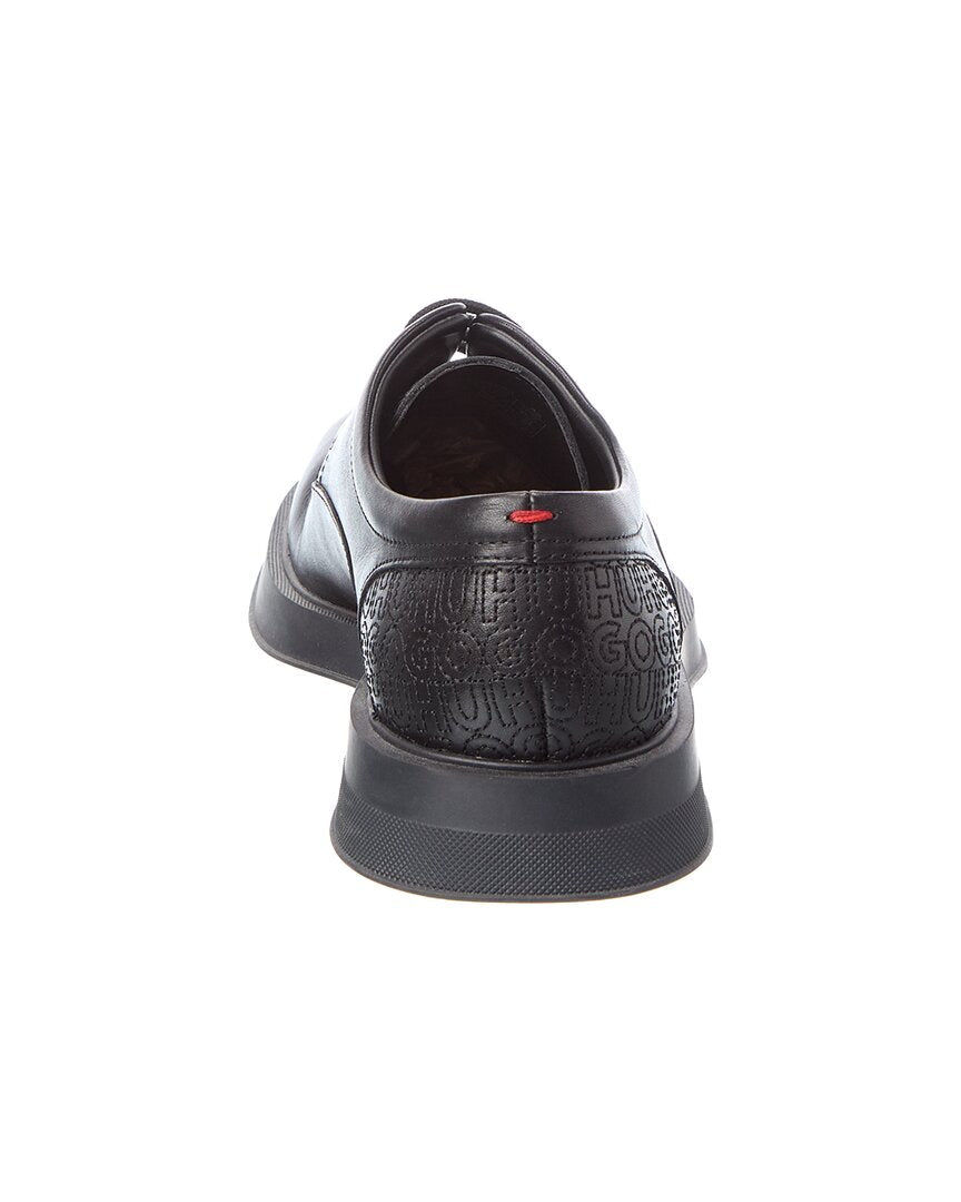 Zapatos de cordones de cuero