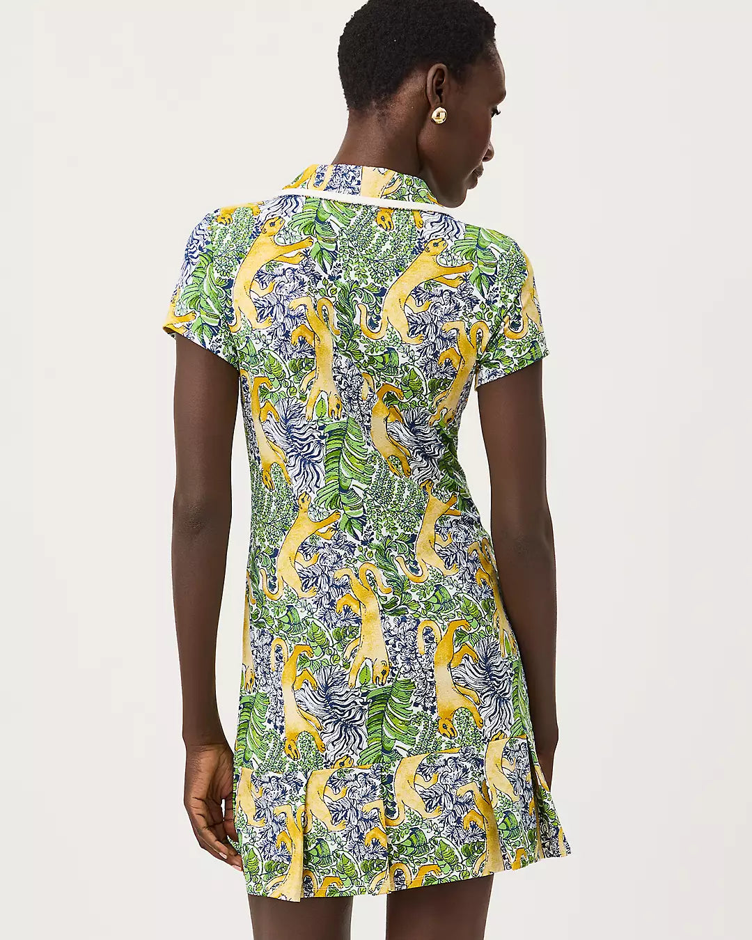 Vestido con pliegues