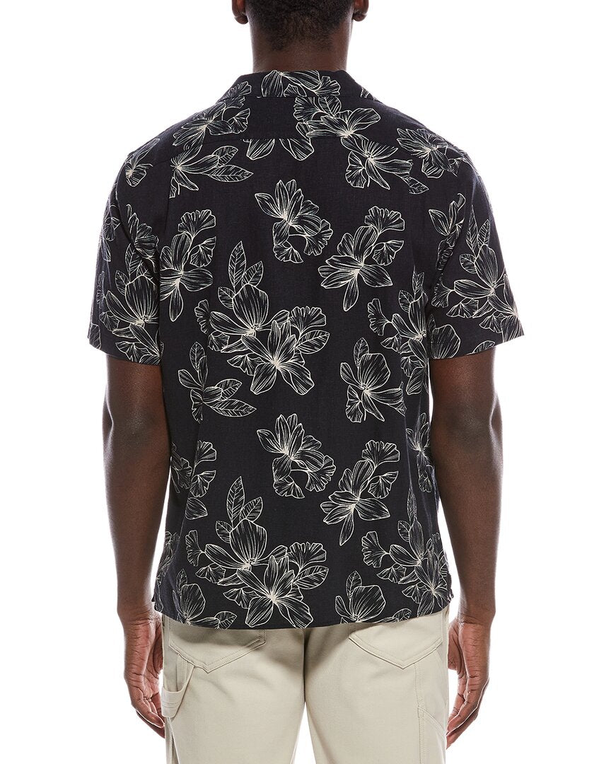 Camisa de mezcla de lino