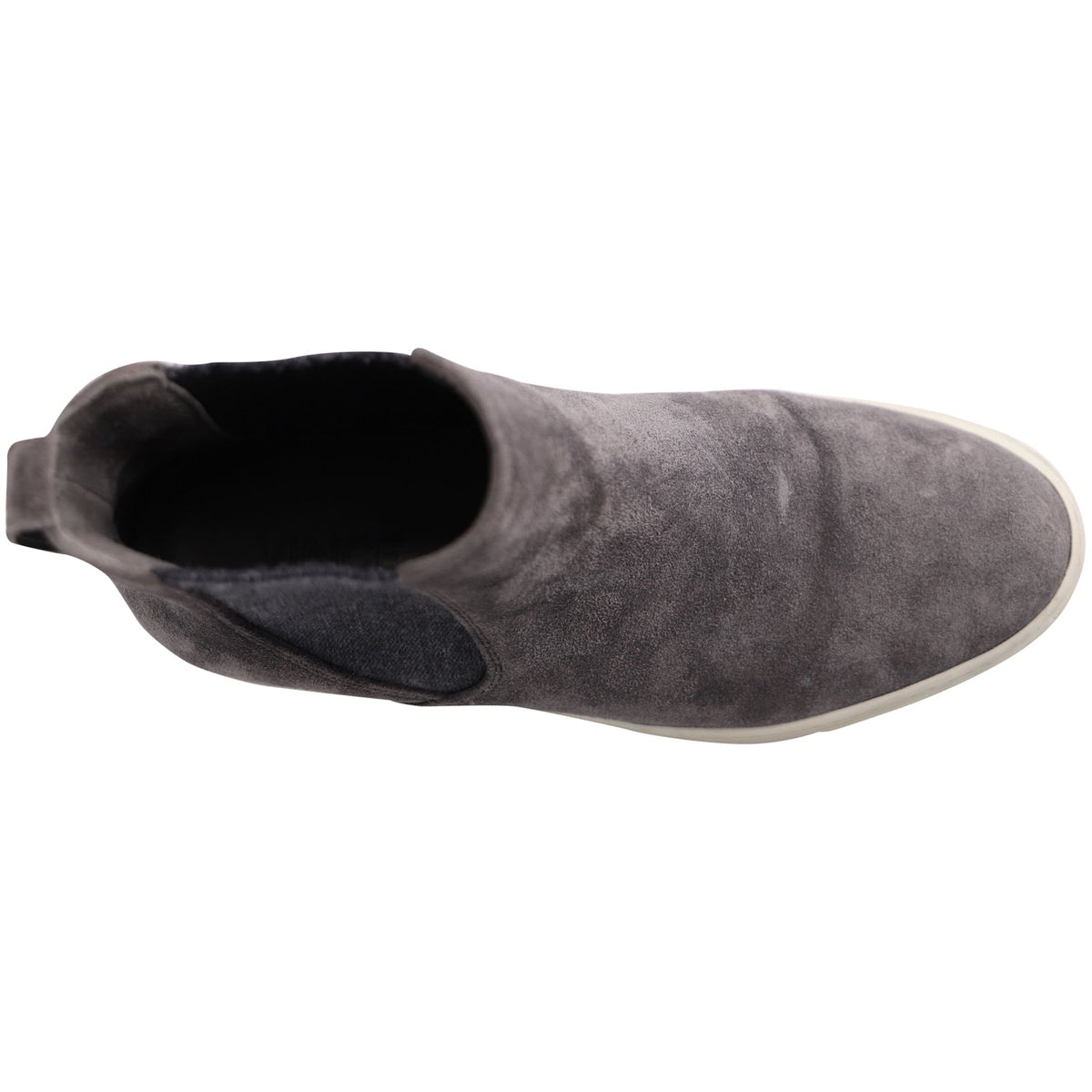 Tenis de gamuza color gris