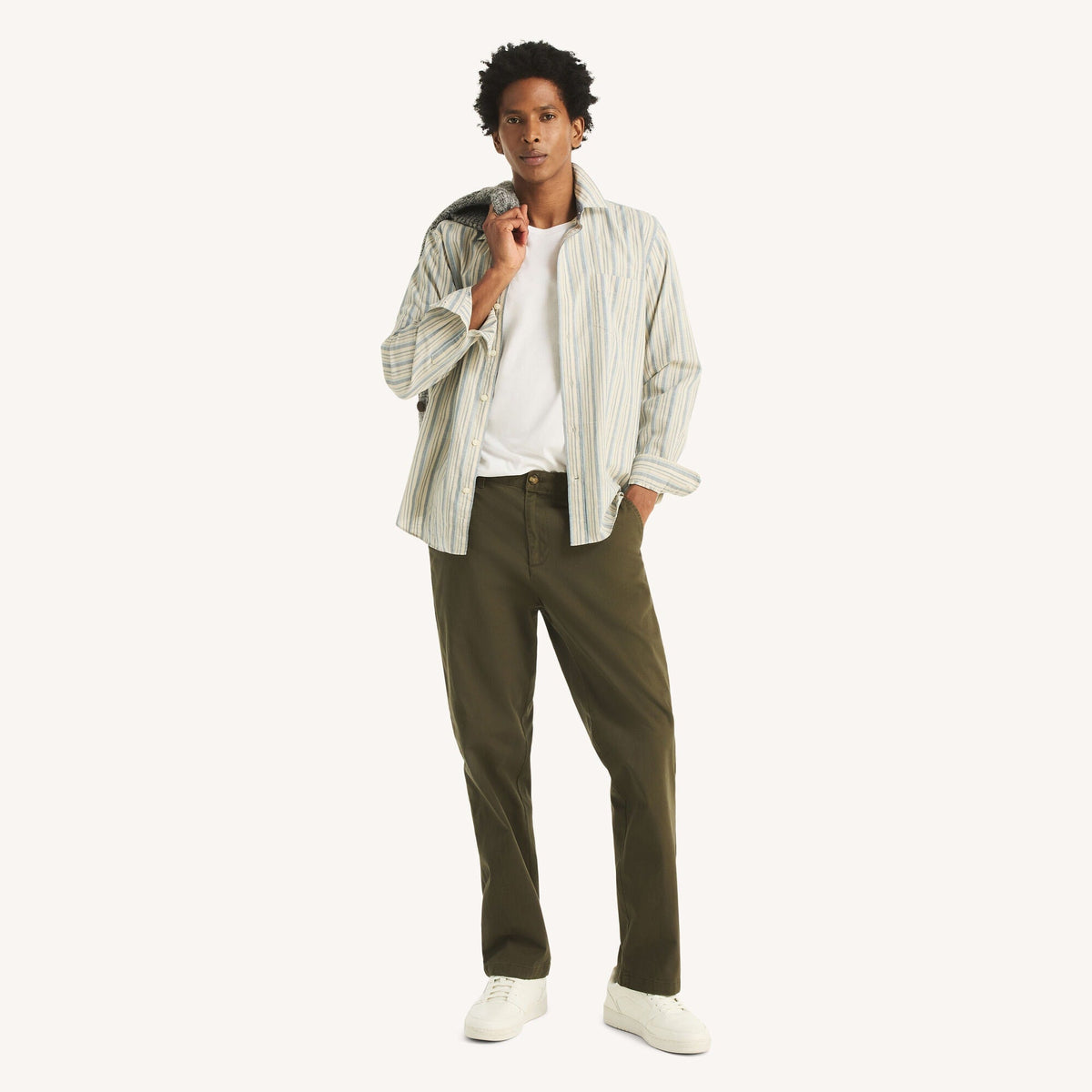 Camisa de hombre a rayas