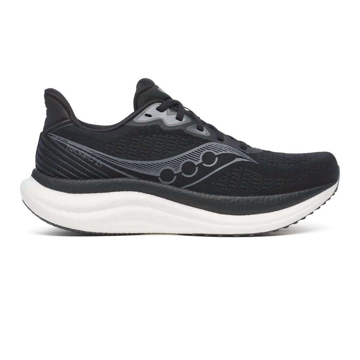 Tenis para correr de hombre color negro y blanco