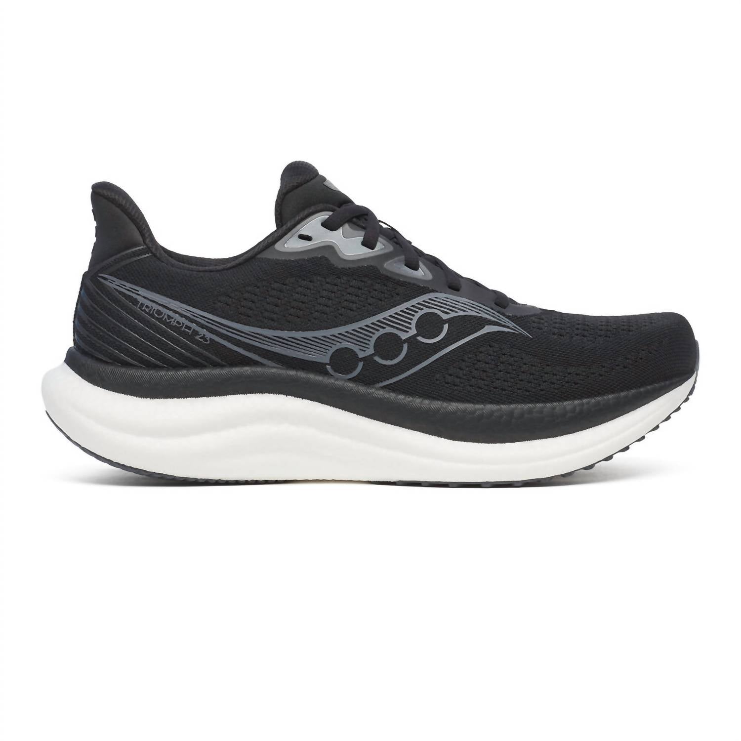 Tenis para correr de hombre color negro y blanco