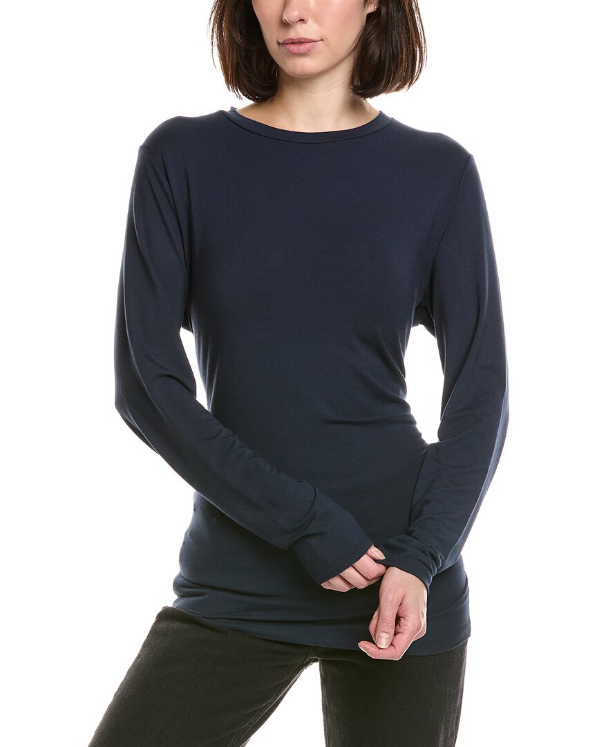 Top con cuello redondo