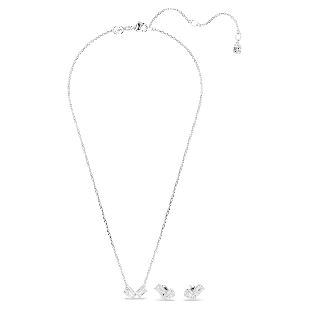 Set de joyería color blanco