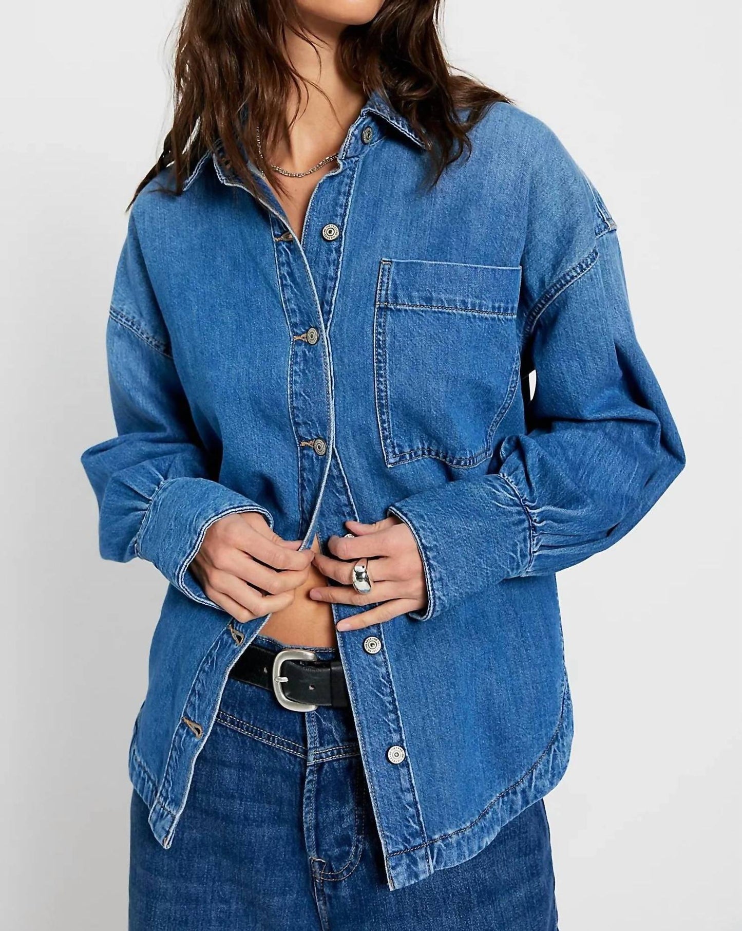 Camisa de mezclilla
