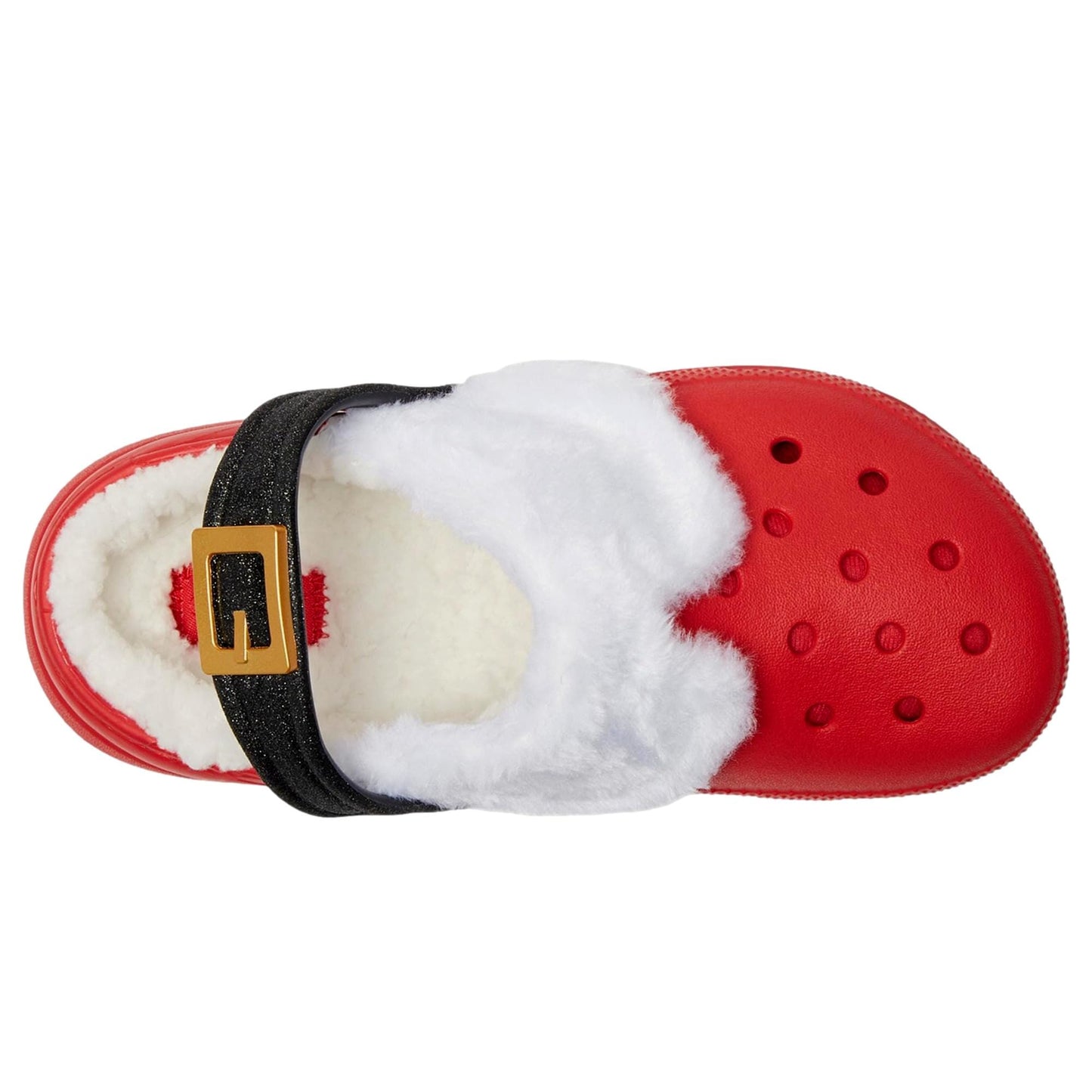 Zuecos infantil color blanco y rojo