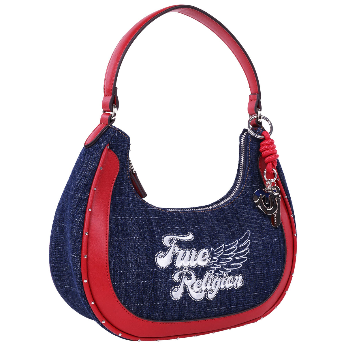 Bolso de mezclilla color rojo