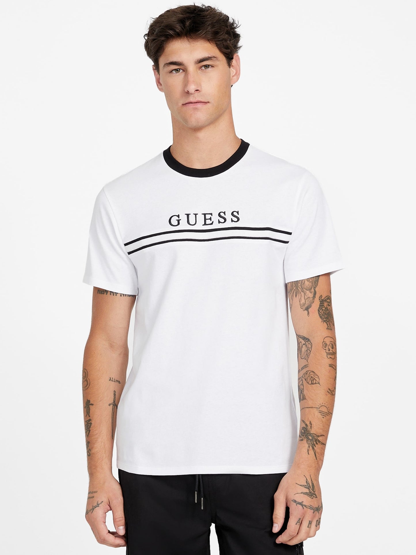 Camiseta con cuello redondo