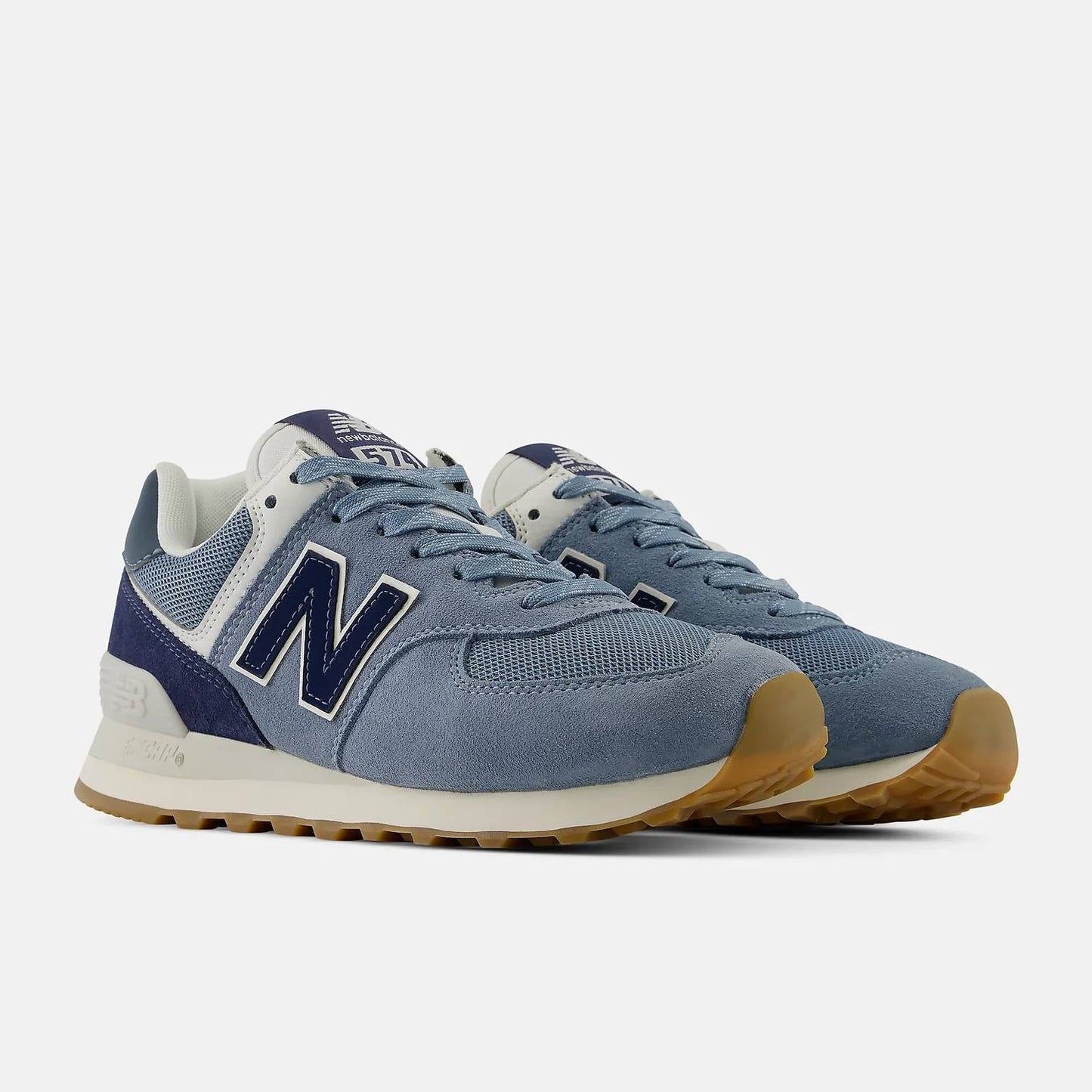 Tenis de mujer color azul marino y gris