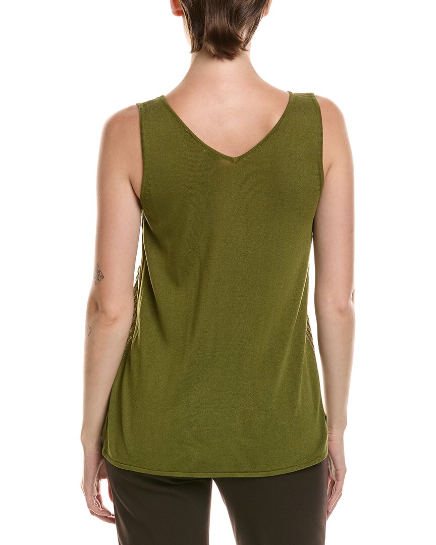 Camiseta sin mangas con cuello en V
